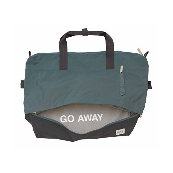 Flight 001 Rothko Hidden Compartment Duffle， Teal/Black 並行輸入品