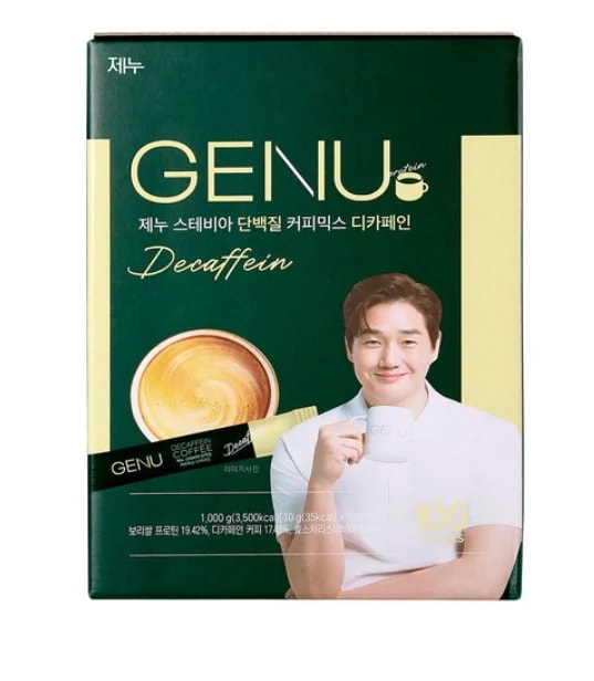 ジェヌ ステビア タンパク質 コーヒーミックス デカフェ 10g 100個入り
