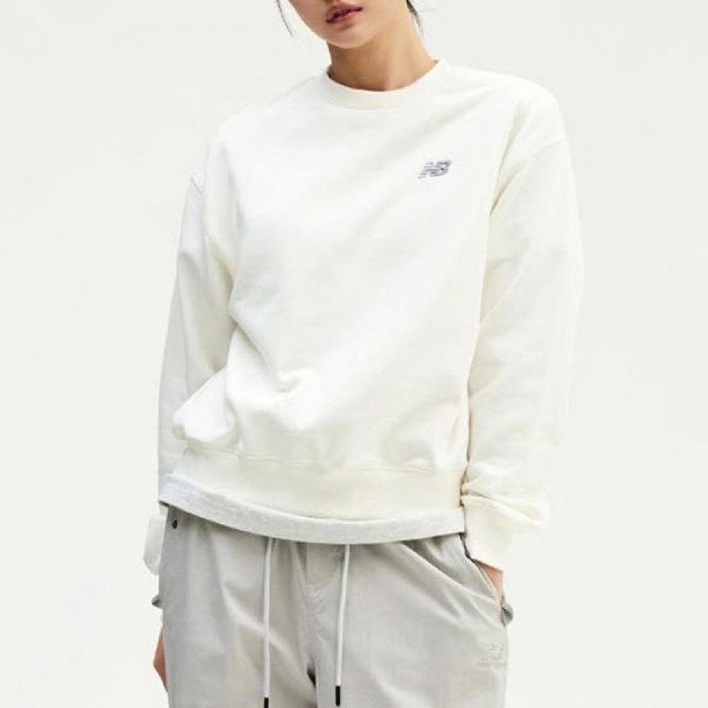 [ニューバランスシューズ] ニューバランス W スモールロゴオーバースウェットシャツ NBNCE2S042-10