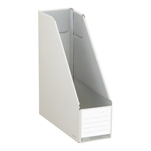 （まとめ買い）ファイルボックス NEOS （スタンドタイプ） A4 オフホワイト フ-NEL450W [x10]