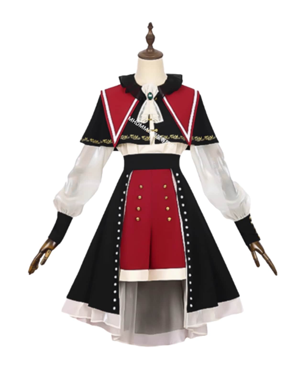 BanG DreamAve Mujica 頌楽人形 若葉睦 コスプレ衣装 コスチューム 仮装 変装 文化祭