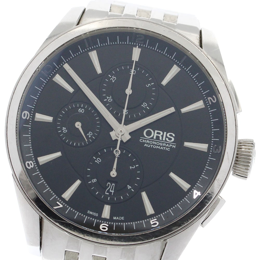 オリス ORIS 674 7644 4054 アーティックス 自動巻き メンズ _881669【中古】