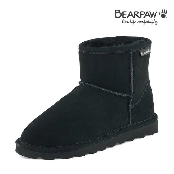 (BEARPAW) 男性用ウールブーツ BRENT ブラック K2690001PDM