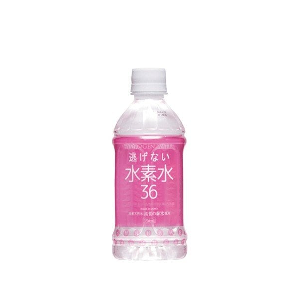 奥長良川名水 逃げない水素水36 ピンク 350ml×24本入【20ケース】 特許取得 国産 天然軟水 ミネラルウォーター モンドセレクション 保存水 備蓄水