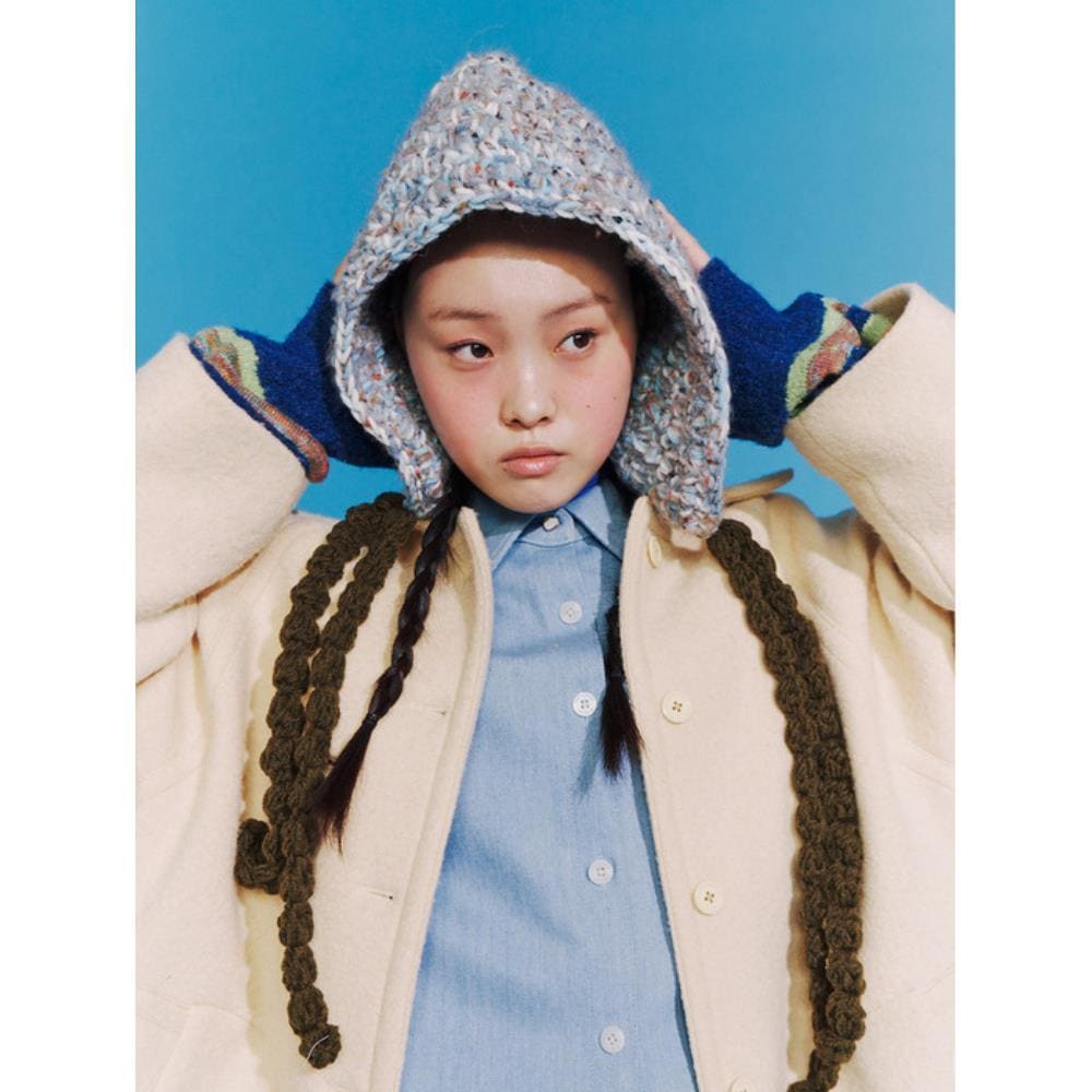 MISU A BARBE SKI HOODY SKY BLUE