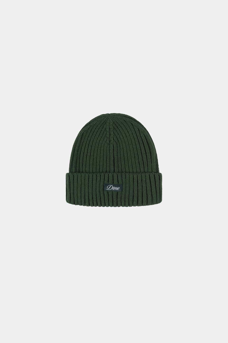 【DIME】 CURSIVE FOLD BEANIE : FOREST