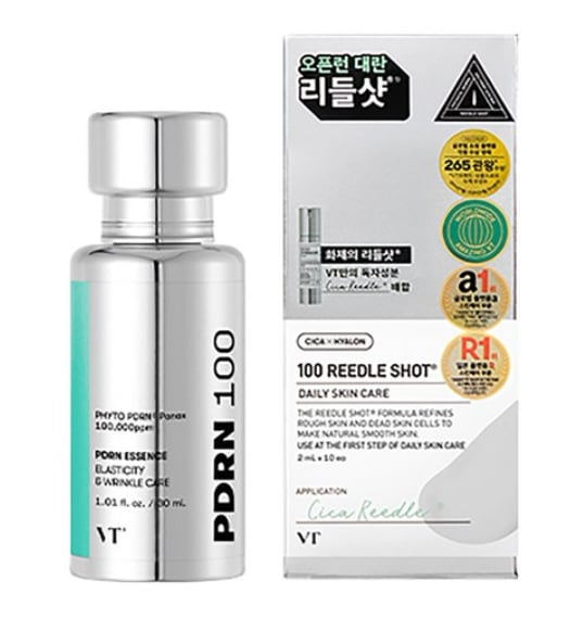 PDRN 100 エッセンス 30ml + 100 リドルショット スティックパウチ 2ml×10個 セット ×1セット