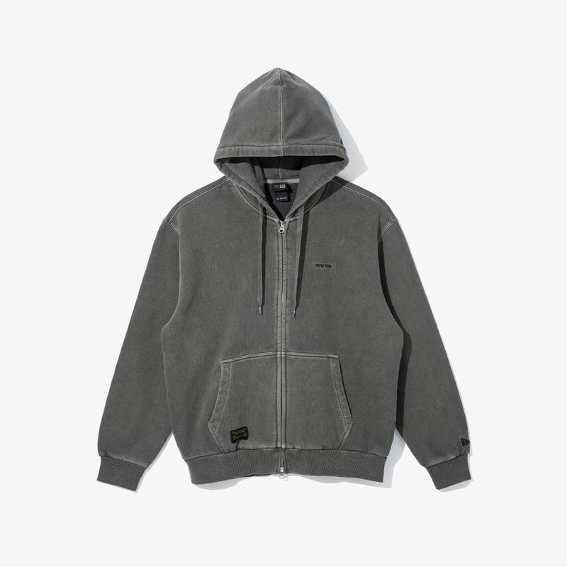 オリジネーターズ ウォッシュドパーカー ジップアップ ブラック 14741971