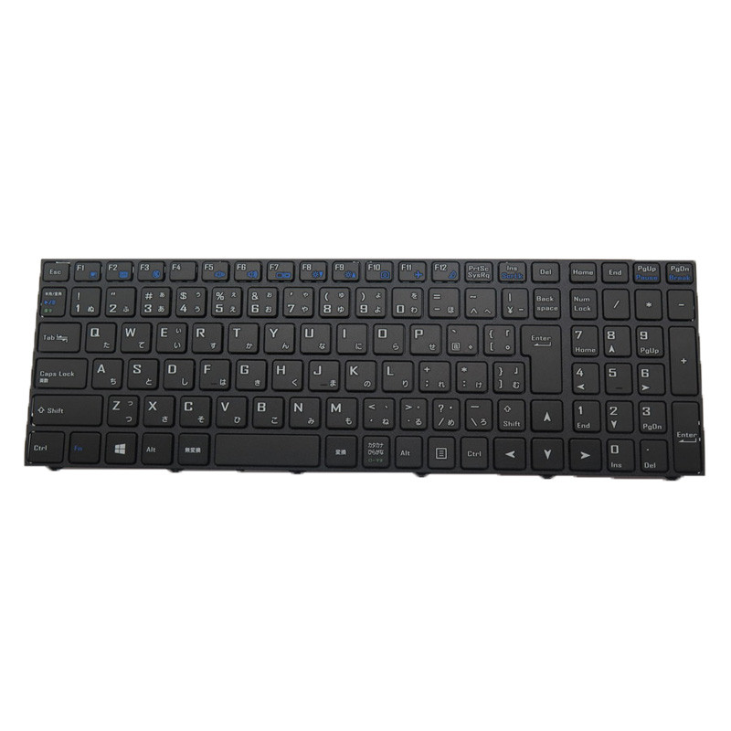 キーボード互換 CLEVO NJ50CU NJ51CU NJ50ZU NJ51ZU NJ50GU NJ51GU NJ50LU NJ51LU 日本のJPブラックフレームフレーム(大きな入り口)