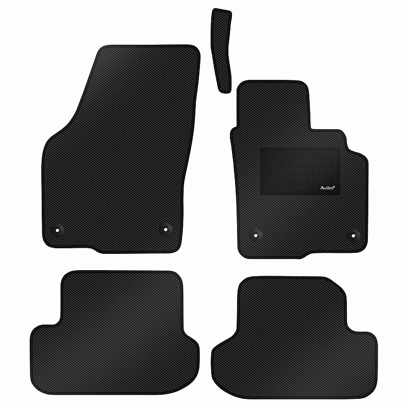[防水マット]フォルクスワーゲン ザビートル 16CBZ 右ハンドル フロアマット [カーボン柄]