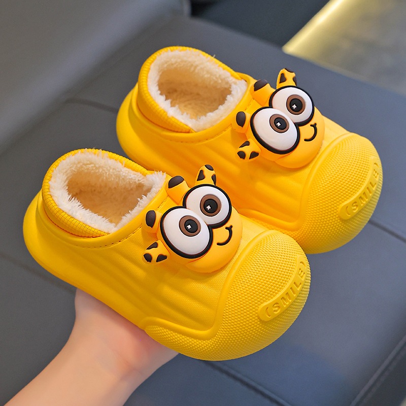 男の子・女の子用子供綿スリッパ家庭用綿上履き冬用ソフト底子供・ベビー親子あったか綿靴 7,271円