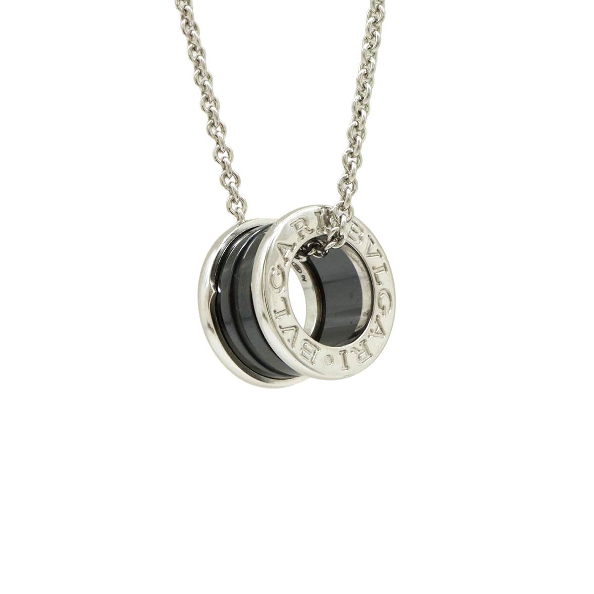 B-zero1 B.zero1 ビーゼロワン セーブザチルドレン ネックレス ペンダント Ag925 SV925 セラミック シルバー ブラック 34963