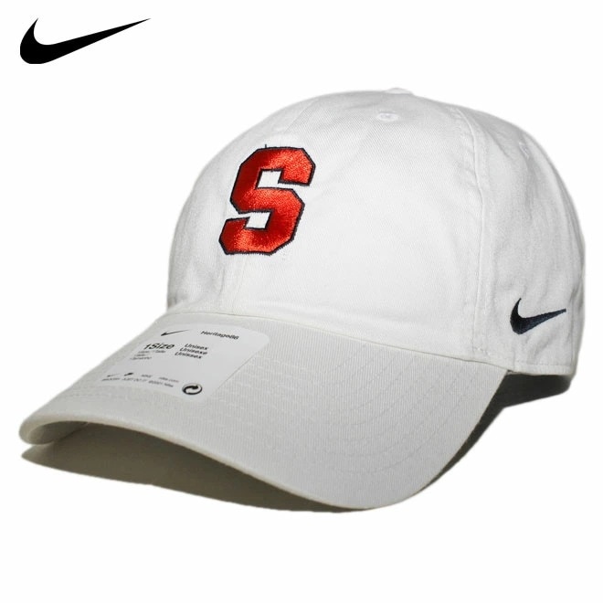 NIKEストラップバックキャップ 帽子 メンズ レディース NCAA シラキュース オレンジ フリーサイズ