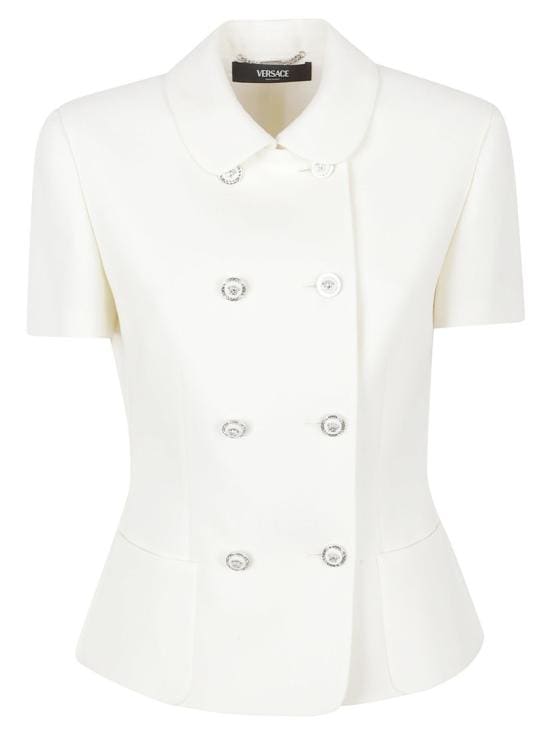 VERSACE Women Jackets 10230621A127891W010 White