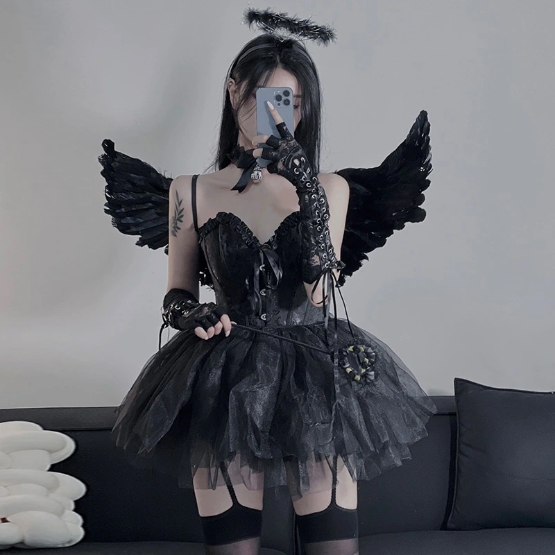 ハロウィンコスプレセクシーバニーガール制服コスチュームロイヤルシスターピュアデザイアバニーコスチュームコス小悪魔エンジェルスーツ