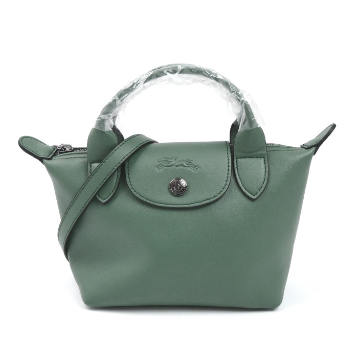 Longchamp ロンシャン ル プリアージュ エクストラ XS 2Wayショルダーバッグ グリーン L150098 レディース 未使用 買取品