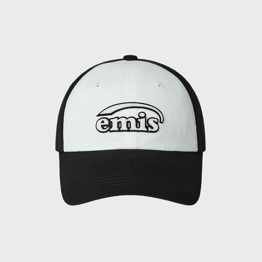 EMIS デュアルパネルボールキャップ-ブラック
