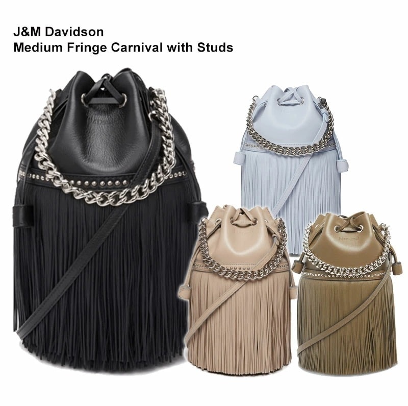 Medium Fringe Carnival with Studs LMDC-1XX-MCMN ショルダーバッグ ハンドバッグ LMDC レディース