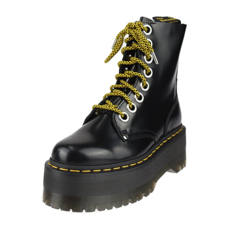 新品未使用展示品 Dr.Martens ドクターマーチン ブーツ 25566001 JADON MAX 8 ホール ブーツ 表記サイズ UK4・EU37・US6 レザー ラバー【本物保証】