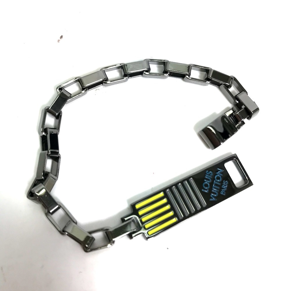 ブレスレット MP2226 ダミエカラーズ ロゴ アクセサリー チェーン メタル シルバー