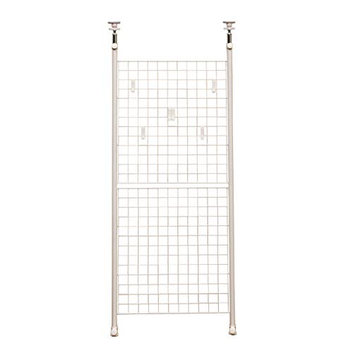 つっぱり式パーテーション 64cm幅 部屋 仕切り 間仕切り ホワイト 白 TCW-08WH