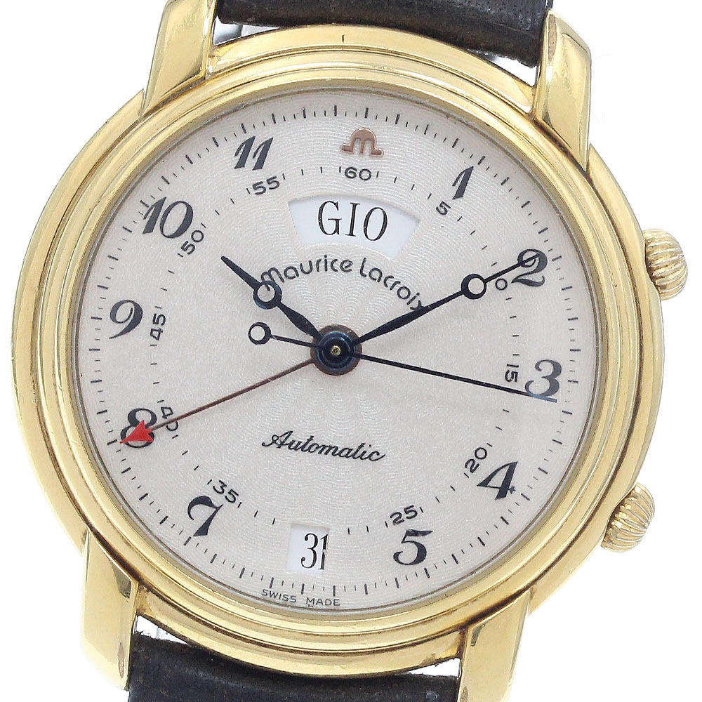モーリスラクロア MAURICE LACROIX 22197 マスターピース アラーム デイデイト 自動巻き メンズ _942678【中古】