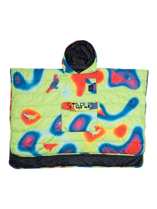 [POLERSTUFF] STAPLE X POLER COLLAB REVERSIBLE PONCHO STAPLE THERMAL 限定版 韓国発送 25,000円