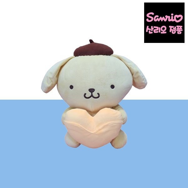 サンリオ ポンポンプリン ハート ぬいぐるみ 45cm 玩具 おもちゃ