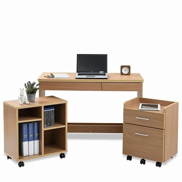 デスク+チェスト+ラック 3点セット SGT-0126-NA ナチュラル
