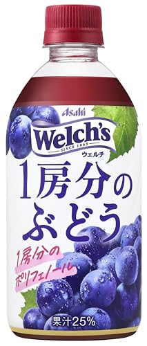 Welchs(ウェルチ) アサヒ飲料 1房分のぶどう 470ml×24本