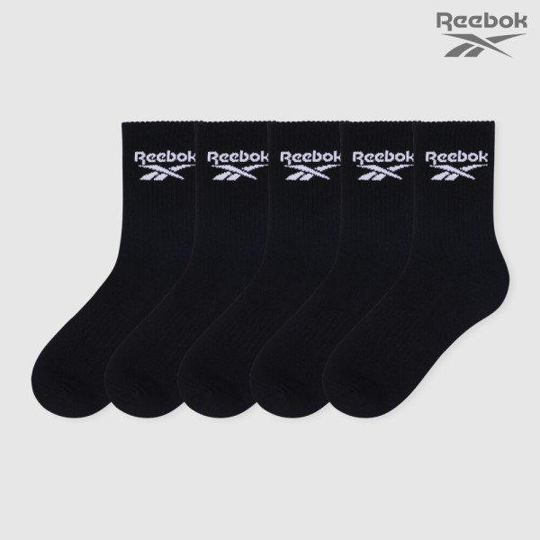 イナグロークッションミドルソックス ブラック S 5足組 RBCEGMDS-BK5