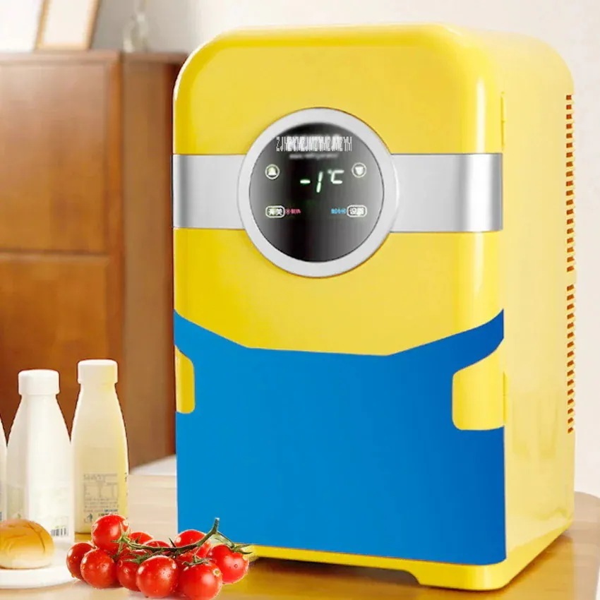 冷凍加熱家庭や車の使用ポータブル冷凍庫 デュアルコアの車の 新品ミニ冷蔵庫 美容品を保存する 22L 12V 220V