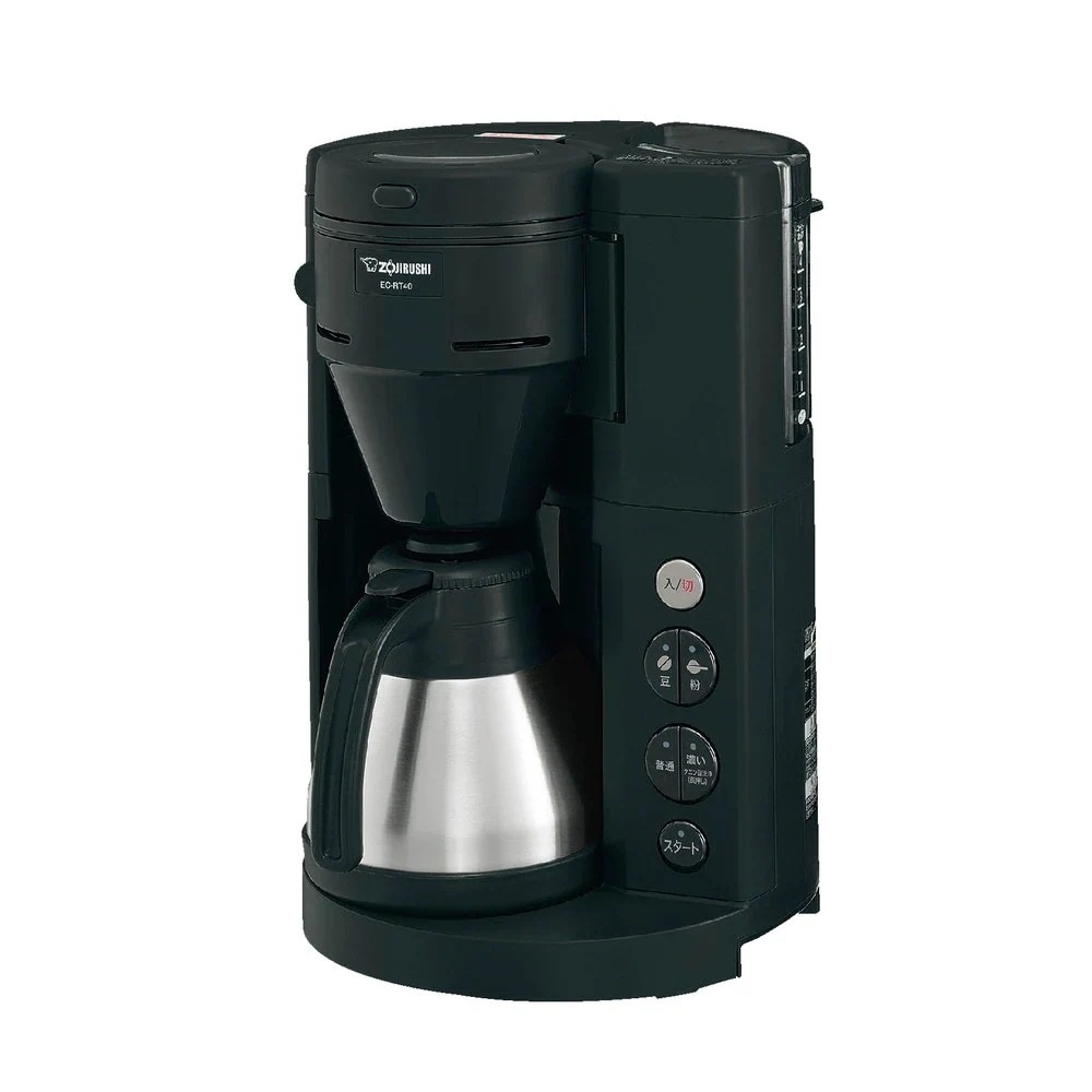象印マホービン 全自動コーヒーメーカー「珈琲通」 540ml コーヒーカップ約4杯分 ブラック EC-RT40-BA 象印 ZOJIRUSHI 全自動 コーヒーメーカー 4杯 ミル 挽きたて 黒 母の