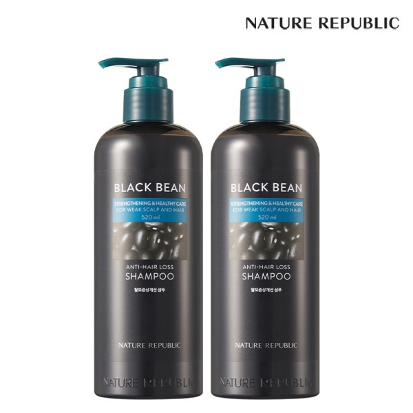1+1 ブラックビーン 脱毛症状改善シャンプー520ml