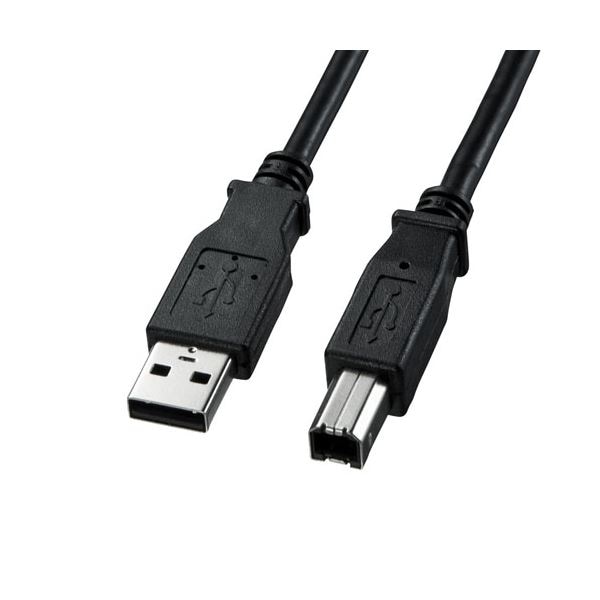 (5個セット) サンワサプライ USB2.0ケーブル 1m PC99規格 KU20-1BKK2X5