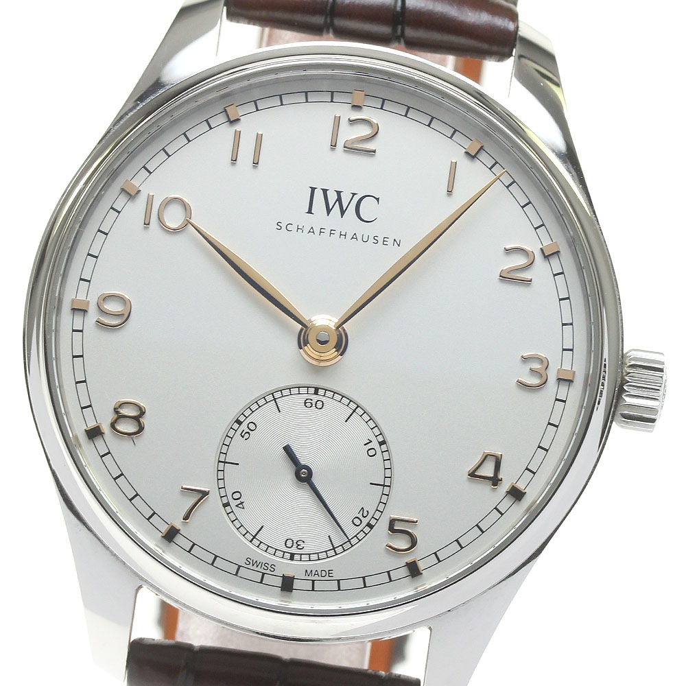 IWC IW358303 ポルトギーゼ オートマティック40 スモールセコンド 自動巻き メンズ 良品 箱保証書付き_831258【中古】