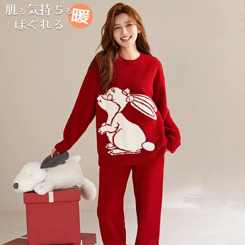 フリースパジャマ パジャマ ルームウェア 両面起毛 あったかパジャマ 上下セット もこもこ ふわふわ 春 秋 冬 長袖 軽い ゆったり 大きめ ジッパー スェット 着る毛布 寒さ対策 両面起毛 あっ