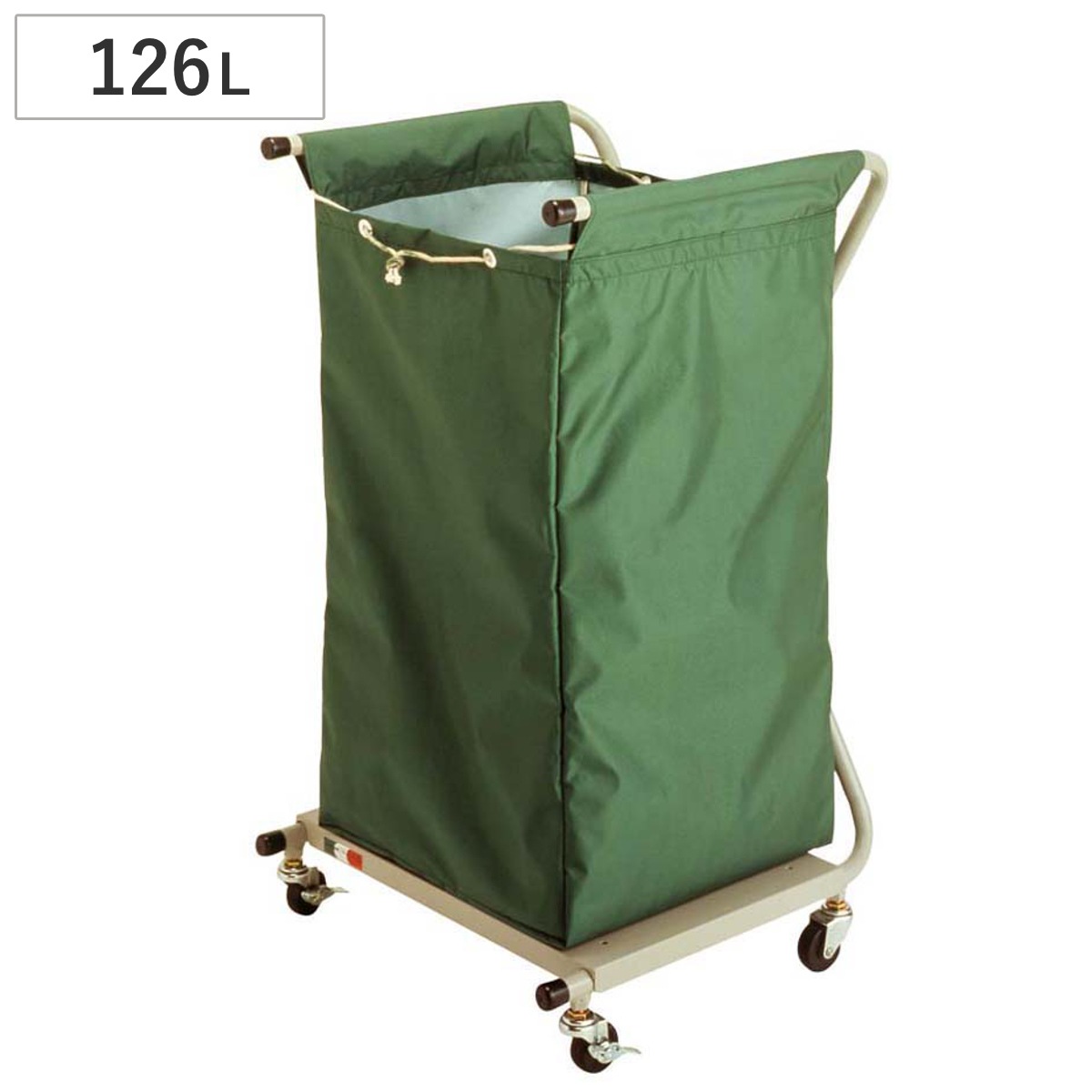 ダストカート 126L 分別回収用カート #50 台車 袋付き 126リットル ゴミ箱 ゴミ袋 本体 袋 セット 防水 業務用 運搬台車 スチール製 運搬 回収 ごみ袋 法人限定