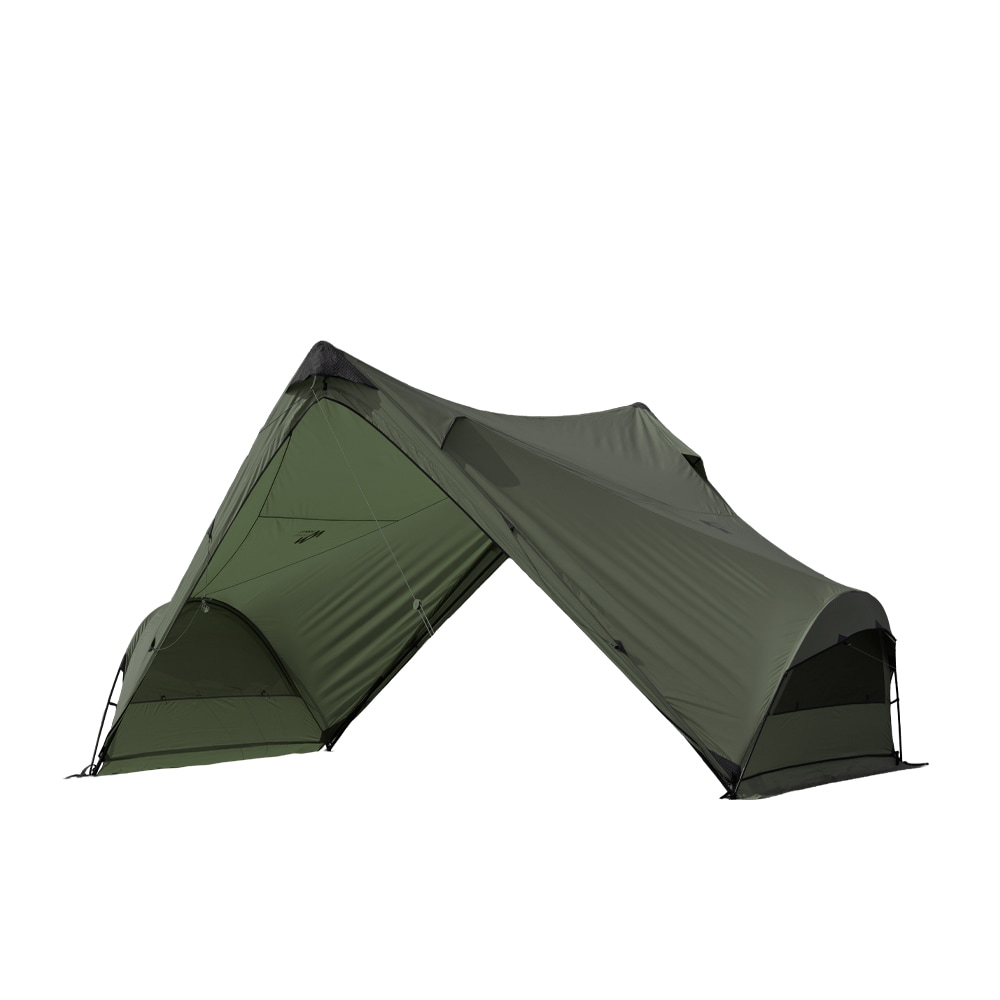 ミニマルワークス スーパーポジション PA型テントシェルター ポリオリーブ 3~4人用
