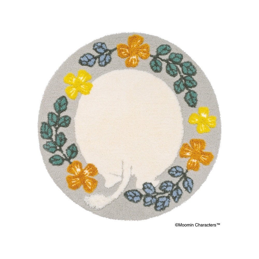 ラグ マット ムーミンのおしり 北欧 かわいい 円形 丸型 MOOMIN 95×95cm 24,827円