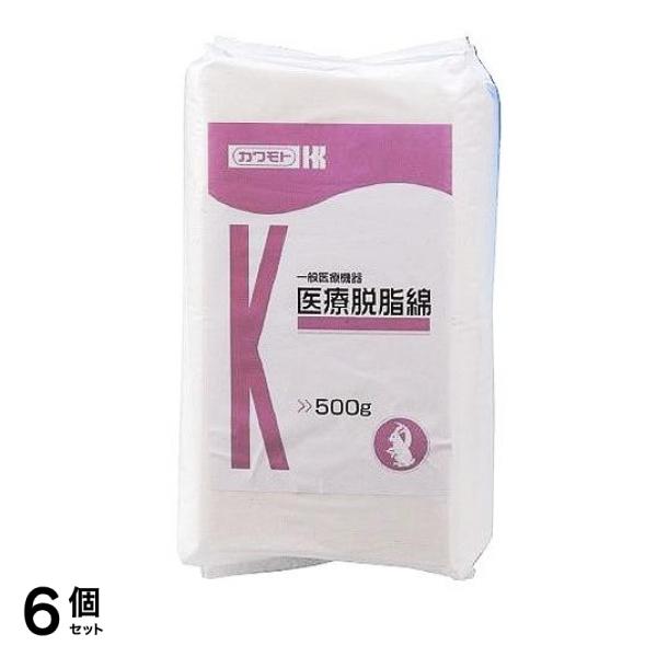 川本 医療脱脂綿 500g 6個セット