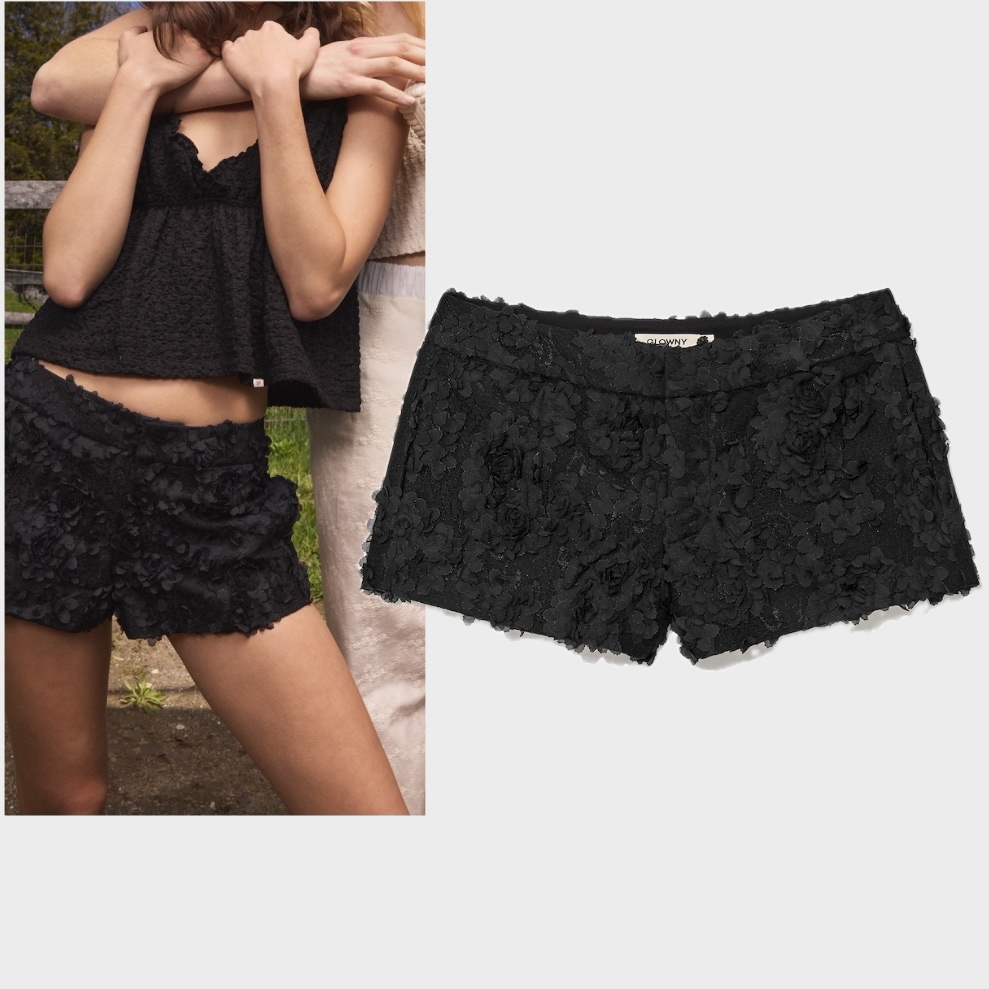 ★送料・関税込★GLOWNY★BRIDAL MICRO SHORTS★ BRIDAL MICRO SHORTS (BLACK) - GLOWNY