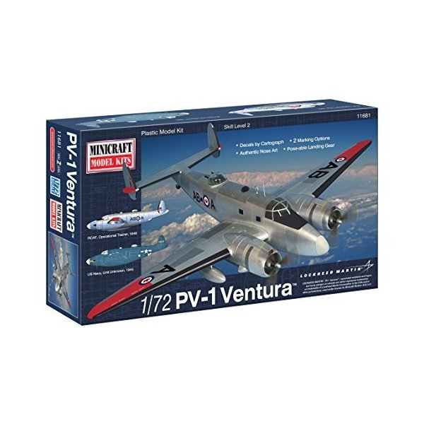 Minicraft Models 1:72 Scale PV-1 Ventura USN Post War Model Kit 並行輸入品