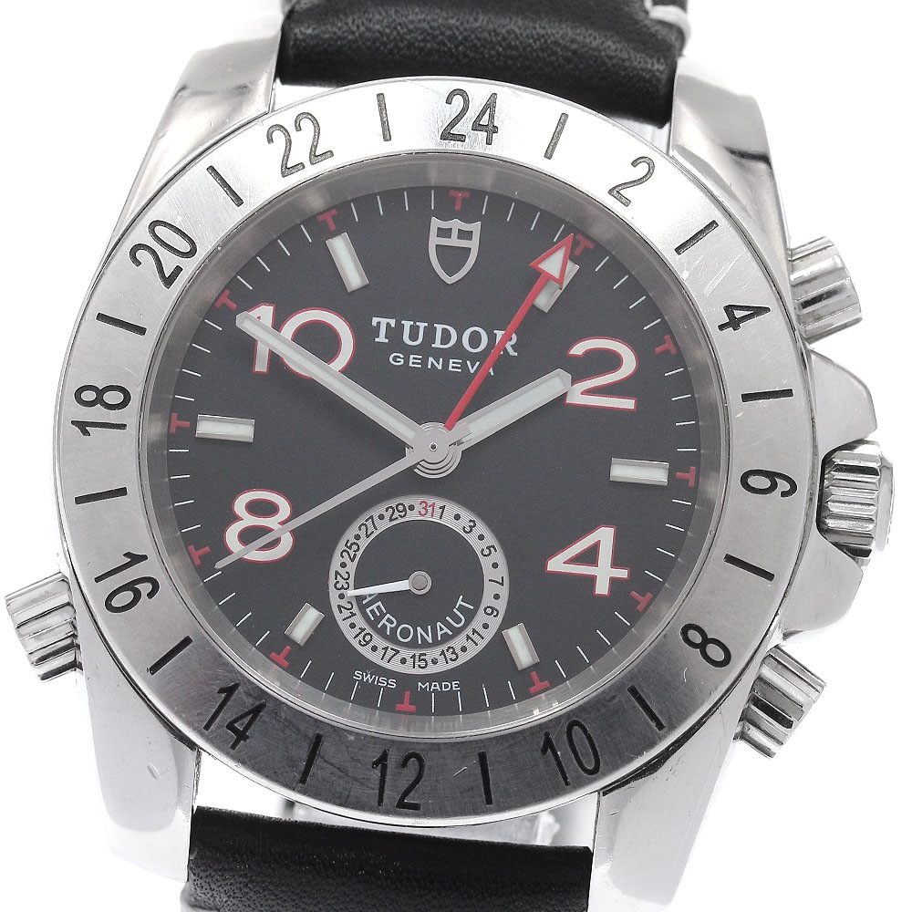 チュードル TUDOR 20200 アエロノート GMT デイト 自動巻き メンズ _956095【中古】