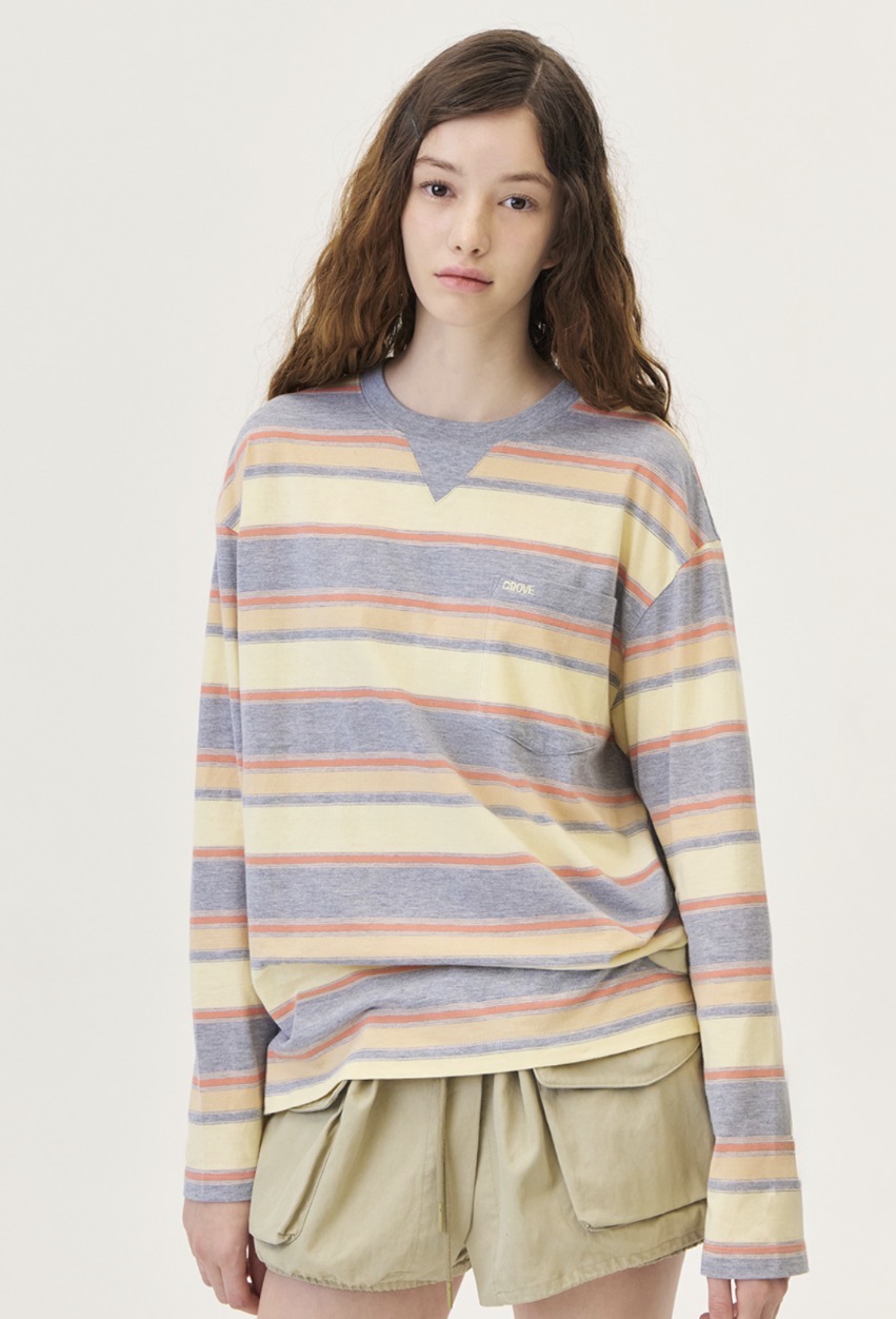 TALIN STRIPE L/S T-SHIRT