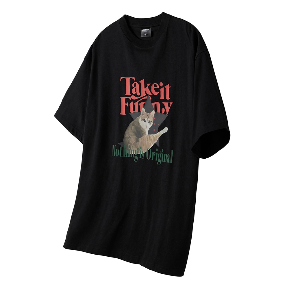 Take it Funny Pet Over Short Sleeve_Black