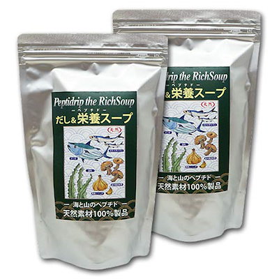 他サイト： 天然ペプチドリップ だし栄養スープ 500gセット ×2個の商品画像