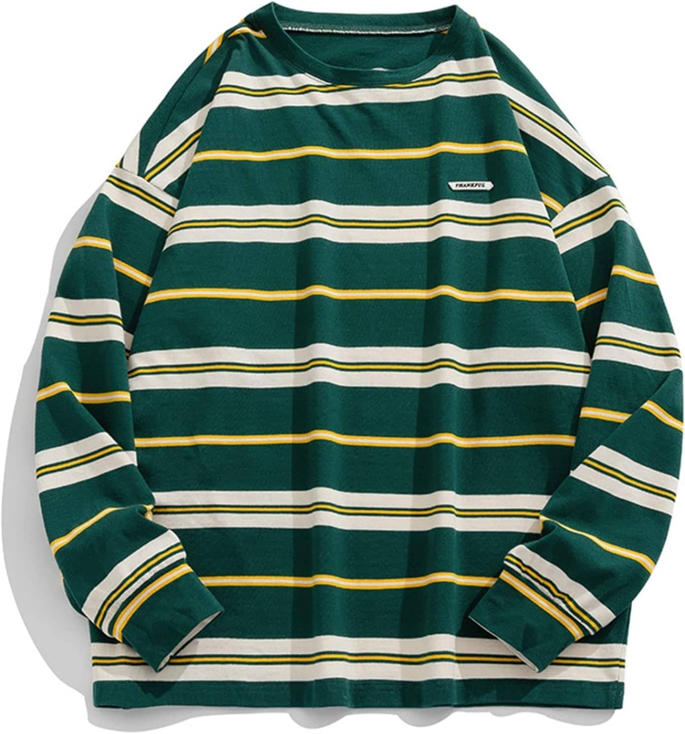 プルオーバー 男性 長袖シャツ パーカー ストライプ柄 春秋 ソフト ストレッチ ラウンドネック 保温性 吸汗 丈長め カジュアル インナー トレーナー ハンサム 流行し 肌触りがいい トッ 7,439円