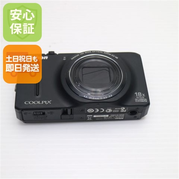 美品 COOLPIX S9300 ノーブルブラック デジカメ Nikon 57