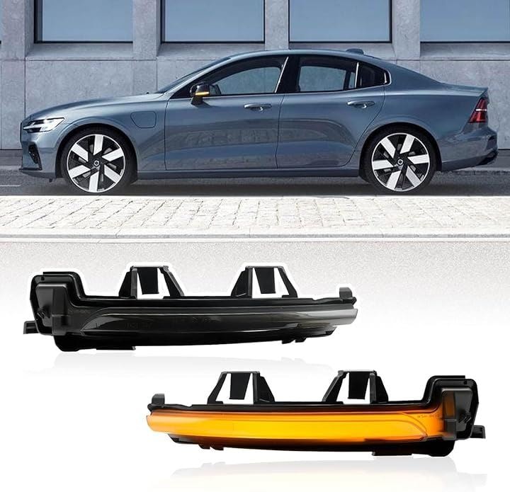 ボルボ VOLVO LED 流れて光る ドアミラー シーケンシャル ウインカー スモークレンズ仕様 2016年以降 XC40 XC60 XC90 S60 S90 V60 V90 左右１組